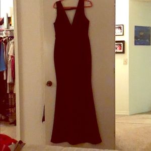 Long elegant cocktail dress